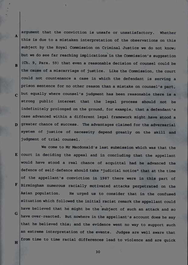 Regina v Ram, (1995) Court Of Appeal judgment - 30