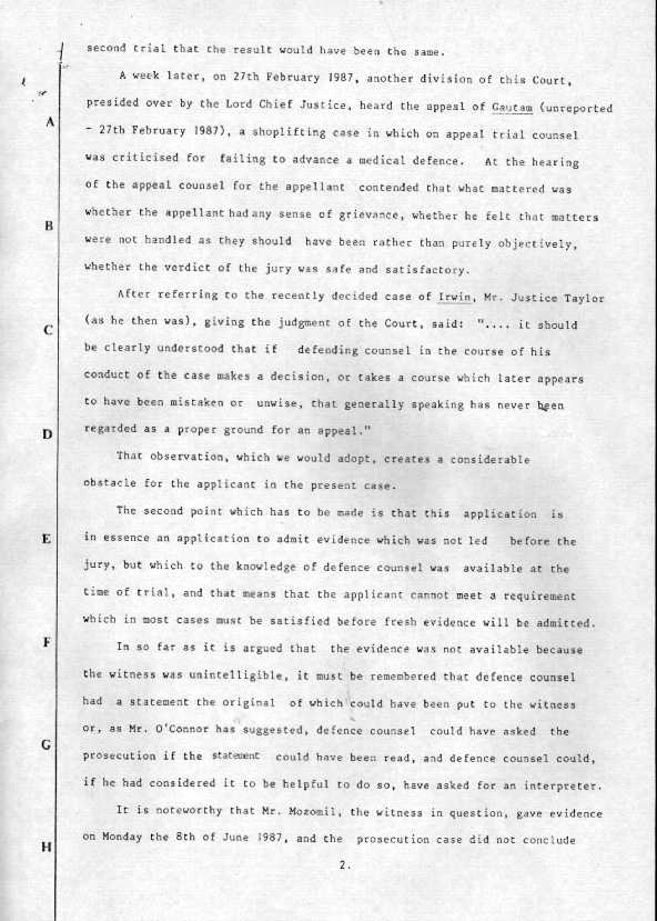 Regina v Ram, (1989) Court of Appeal judgment - 3